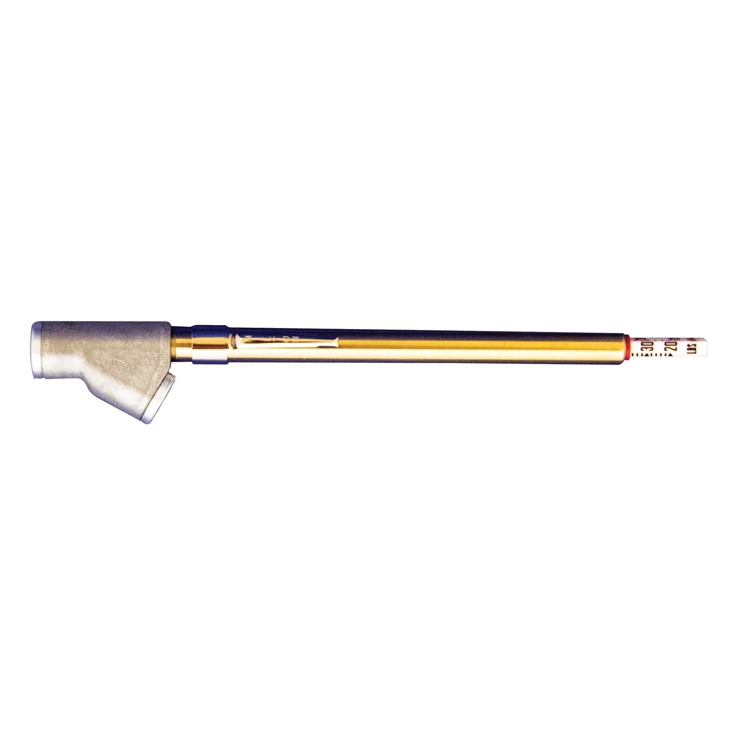 MILTON MIL-S-929 Dual Foot Pencil Air Gauge, 20-120 PSI, Heavy-Duty, Plated Brass