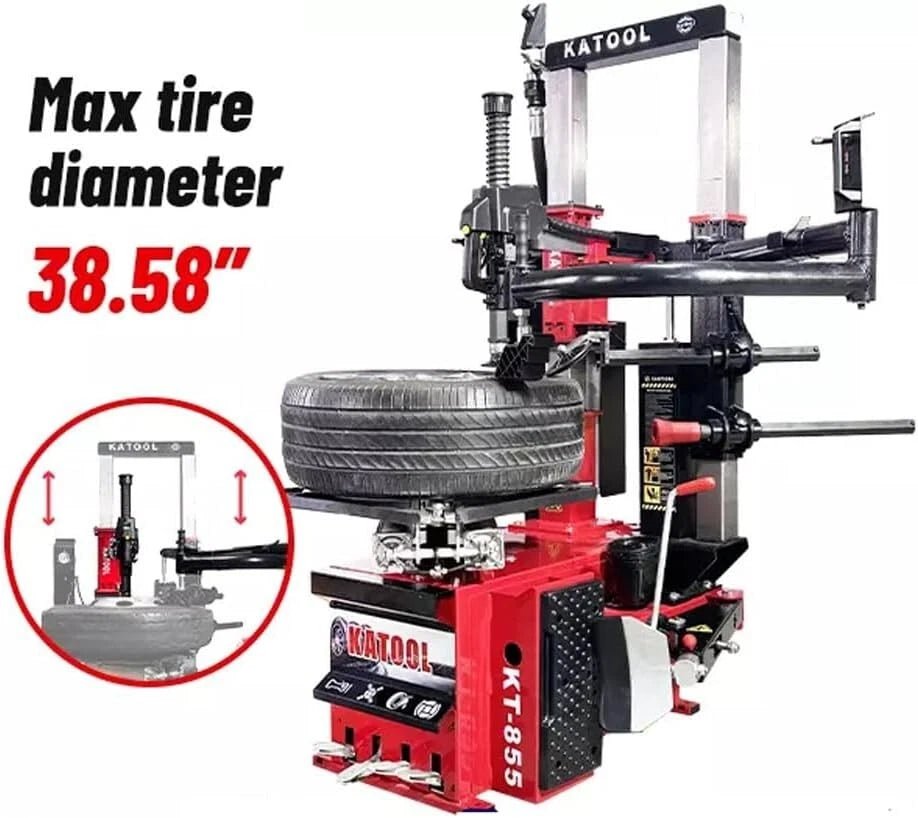 Katool KT-T855 – Tire Changer (Vertical Press)