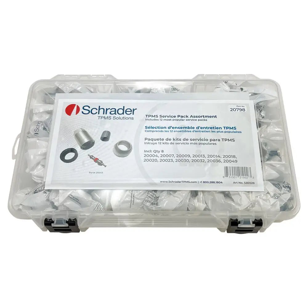 SCHRADER 20798 TPMS SERVICE KIT, 12 KIT TYPE (96 KITS)