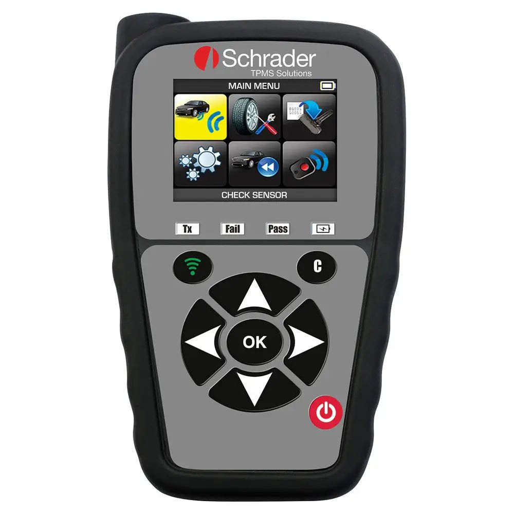 SCHRADER EZ SENSOR ATEQ TPMS DIAGNOSTIC RELEARN PROGRAMMING TOOL W/ 8 SENSORS