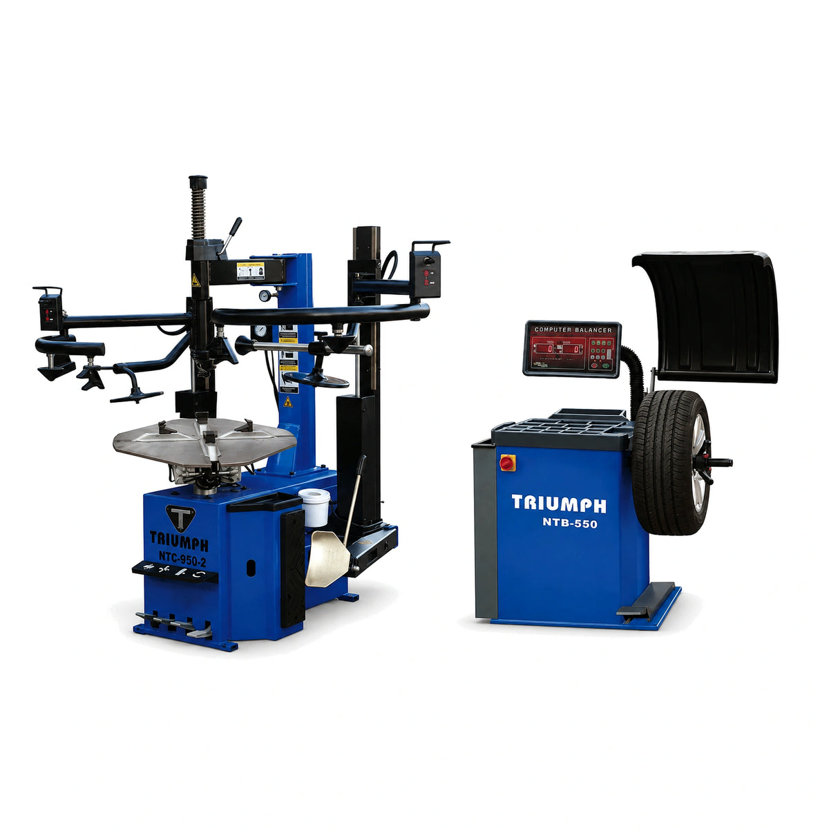 Triumph NTC-950-2 Tire Changer + NTB-550 Wheel Balancer Combo