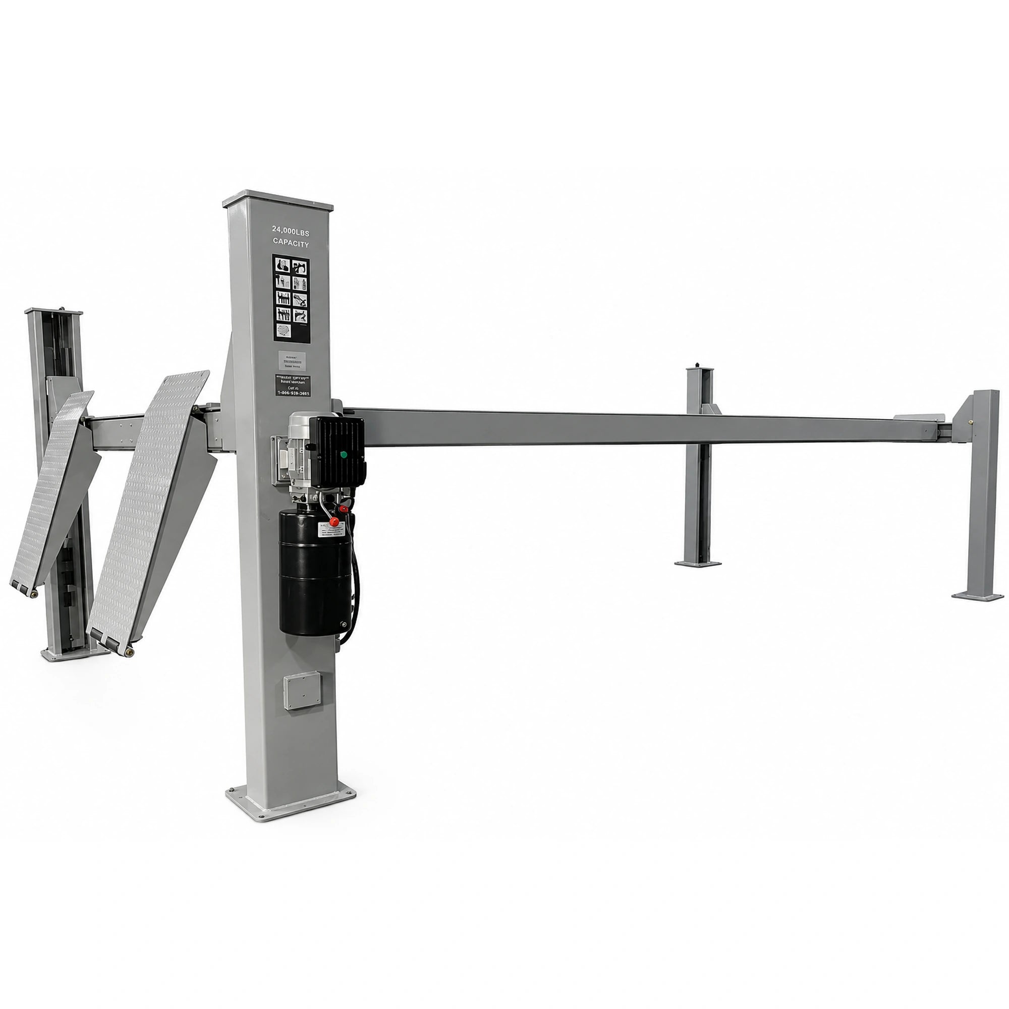 Triumph NTR-24 24,000 lb 4-Post Lift with 2 RJ-15 Rolling Jacks