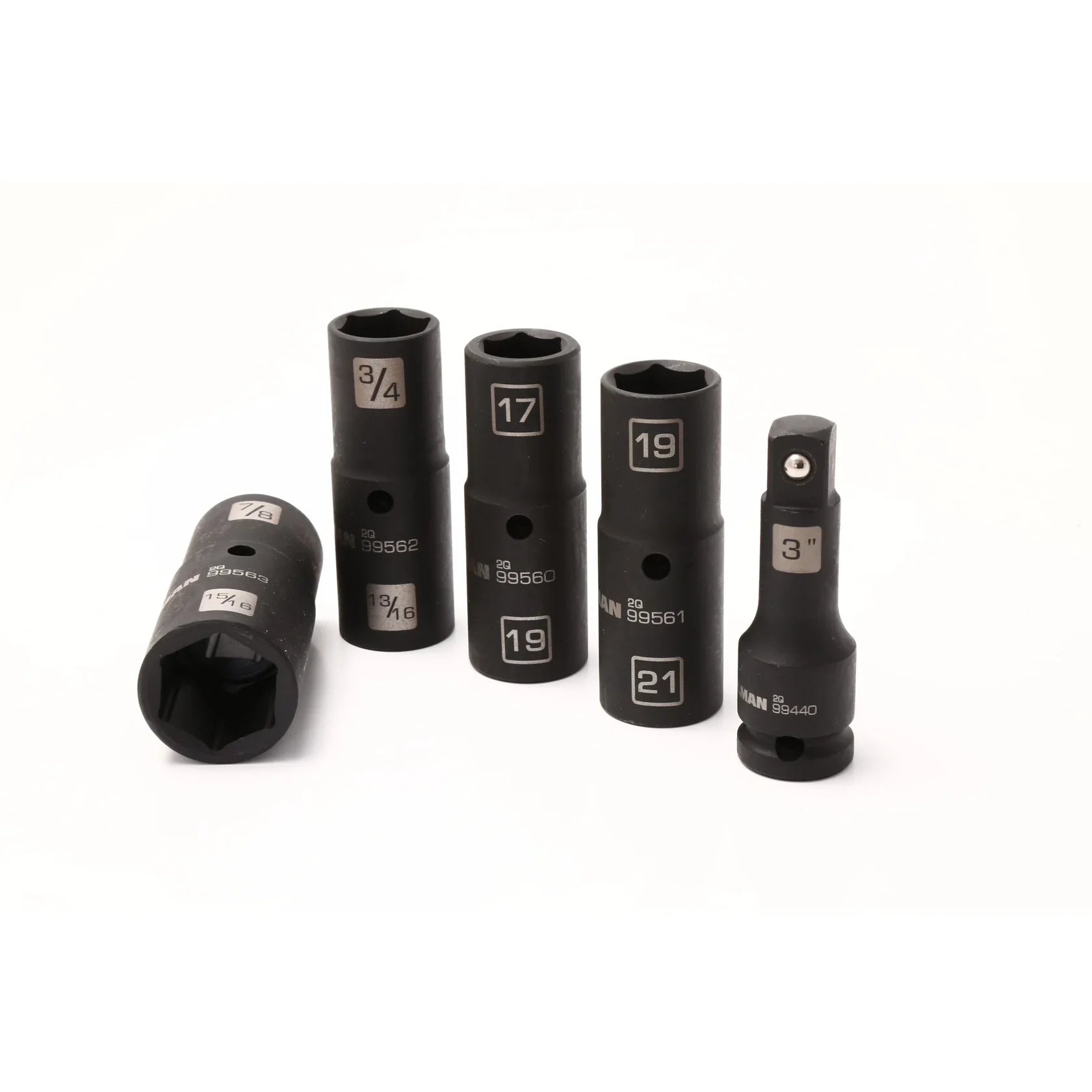 STEELMAN JS-99495 1/2" Drive 5-Piece Flip Socket Set