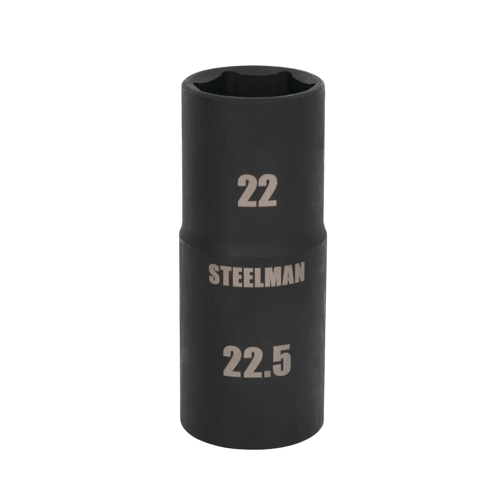 STEELMAN JS-60231 1/2" Drive – 22mm x 22.5mm Deep Flip Impact Socket – Thin Wall