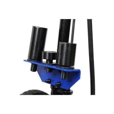 K-TOOL KTI63197 22-Ton Air Hydraulic Truck Jack, Welded Pump, 3 Adaptors, 100-120 PSI