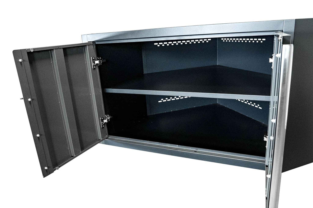 DRAGONFIRE TOOLS | Upper Corner Wall Cabinet - Midnight Pro Series