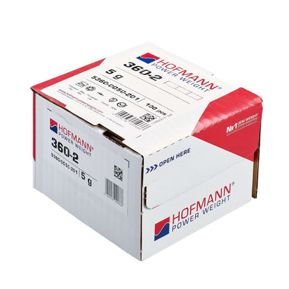 Hofmann Power Weight WW-WG-360-05 Adhesive Wheel Weights, 5g, Type 360, Box of 100