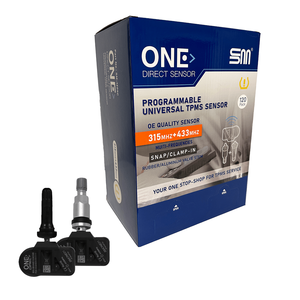 SIMING SM-120SC Universal TPMS Sensor, Dual Valve – 120 Pack