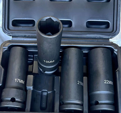 MT-RSR 122019K2 1/2" Drive 4-Piece Flank Bite Damaged Nut Removal Socket Set