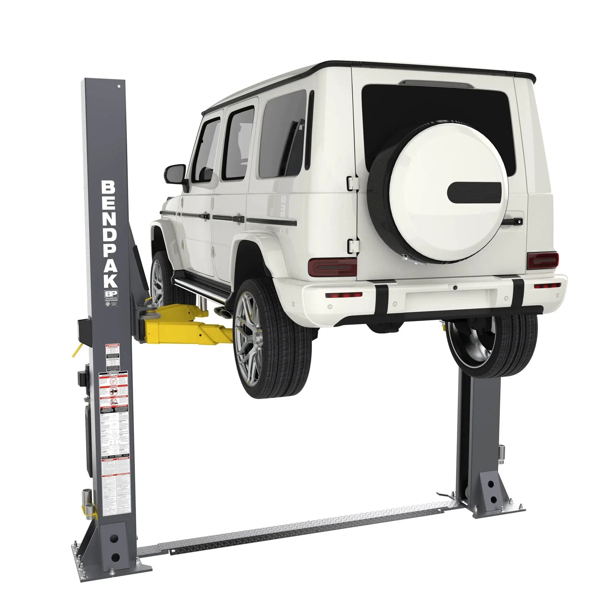 BendPak 12APF Two-Post Car Lift for Garage - 12,000 lb - Open-Top Low Ceiling