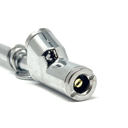 MT-RSR 14-155 Straight-On Dual Foot Air Gauge, 12", 10-150 PSI, Chrome