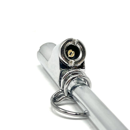 MT-RSR 14-155 Straight-On Dual Foot Air Gauge, 12", 10-150 PSI, Chrome