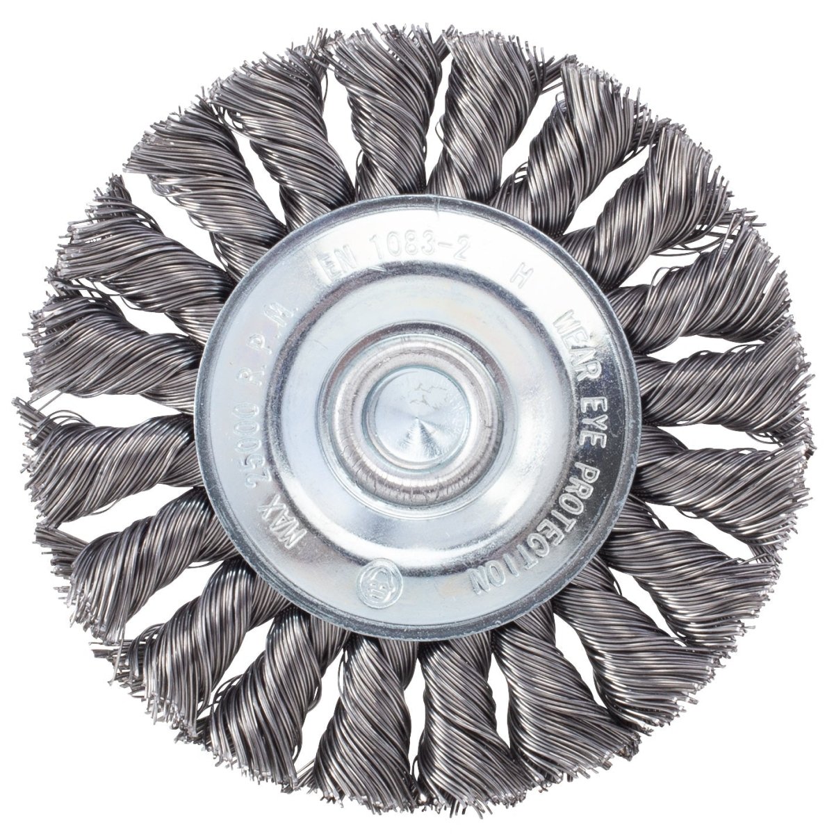 MT-RSR S-14170 Knotted Wire Wheel, 3-1/2" with 1/4" Shank, 25,000 RPM