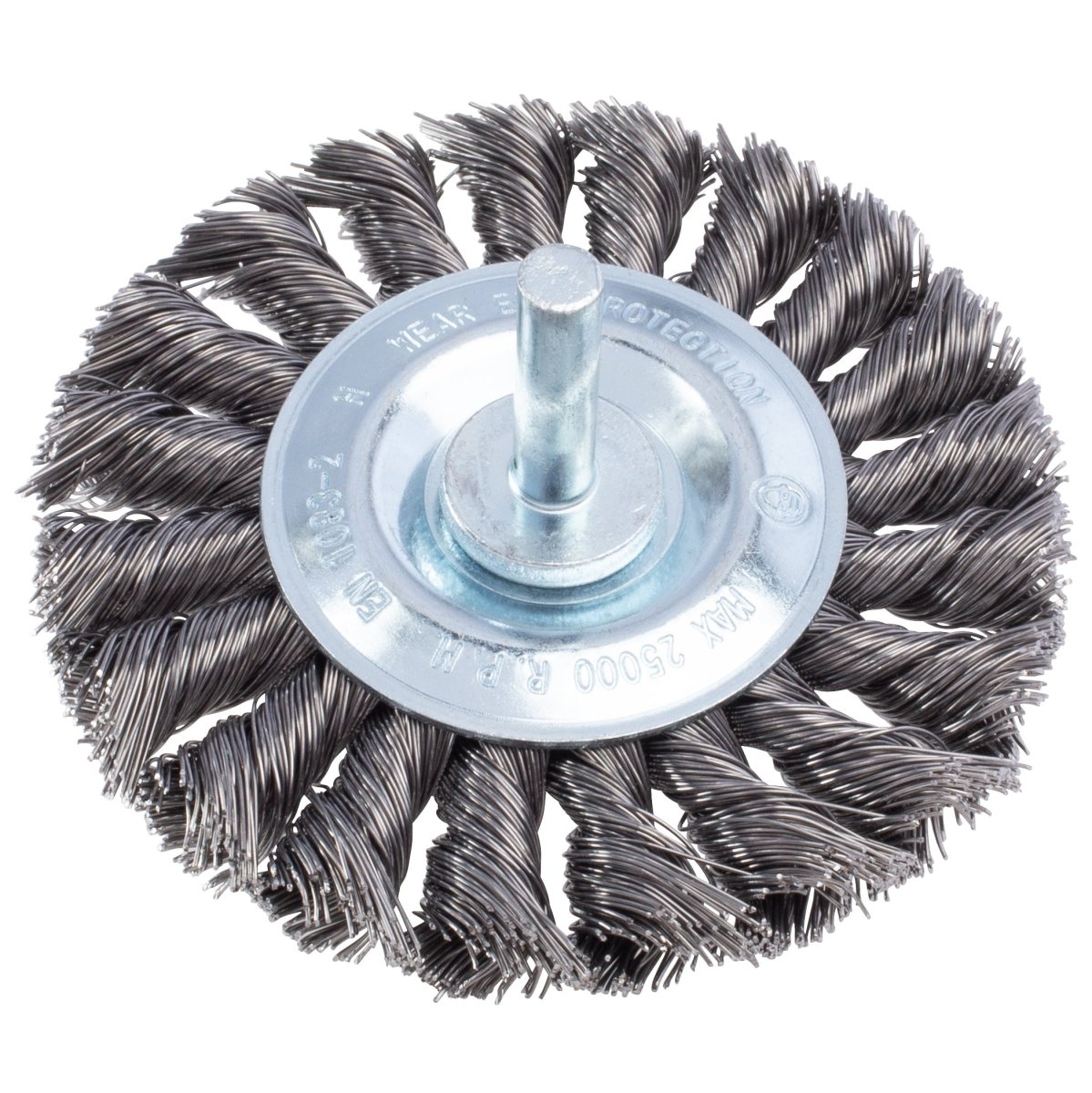MT-RSR S-14170 Knotted Wire Wheel, 3-1/2" with 1/4" Shank, 25,000 RPM