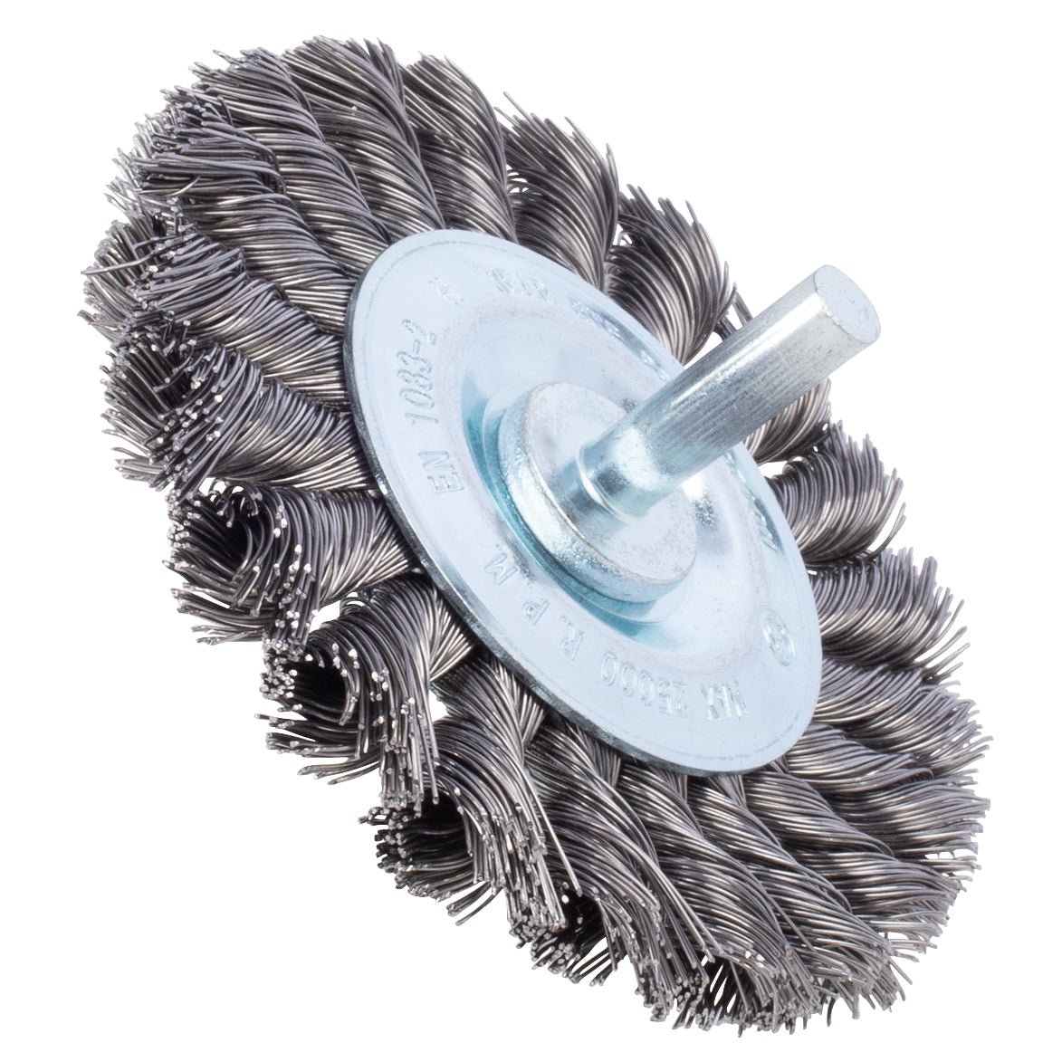 MT-RSR S-14170 Knotted Wire Wheel, 3-1/2" with 1/4" Shank, 25,000 RPM