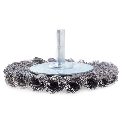 MT-RSR S-14170 Knotted Wire Wheel, 3-1/2" with 1/4" Shank, 25,000 RPM