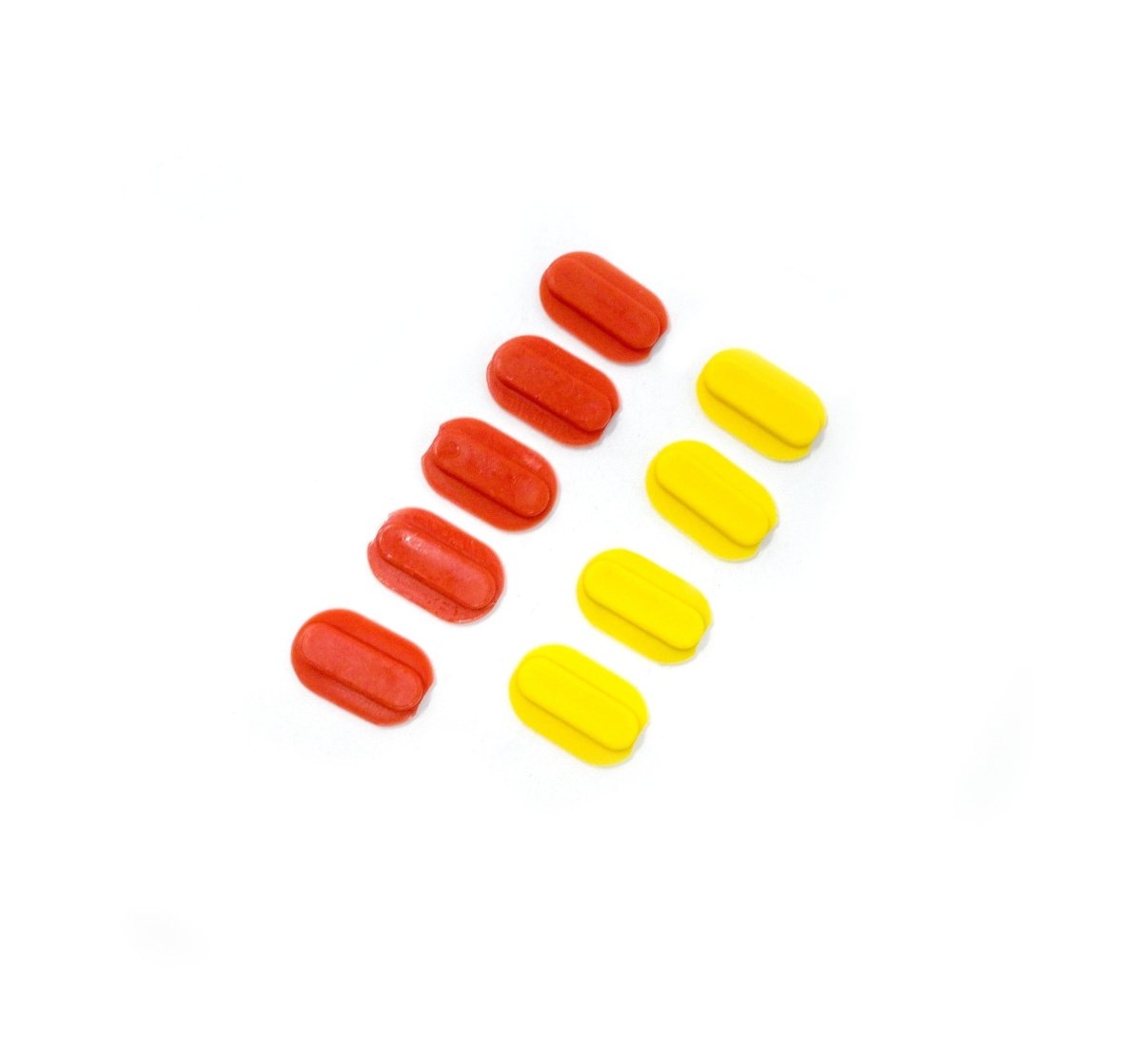 MT-RSR 1489-1167 Mounting Inserts for Corghi Master 2002-UP, 10-Pack (5 Red, 5 Yellow)