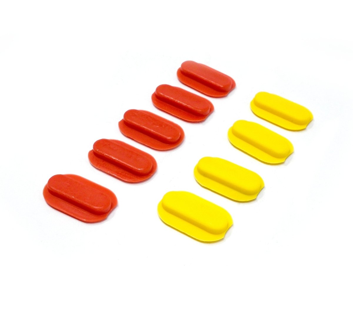 MT-RSR 1489-1167 Mounting Inserts for Corghi Master 2002-UP, 10-Pack (5 Red, 5 Yellow)