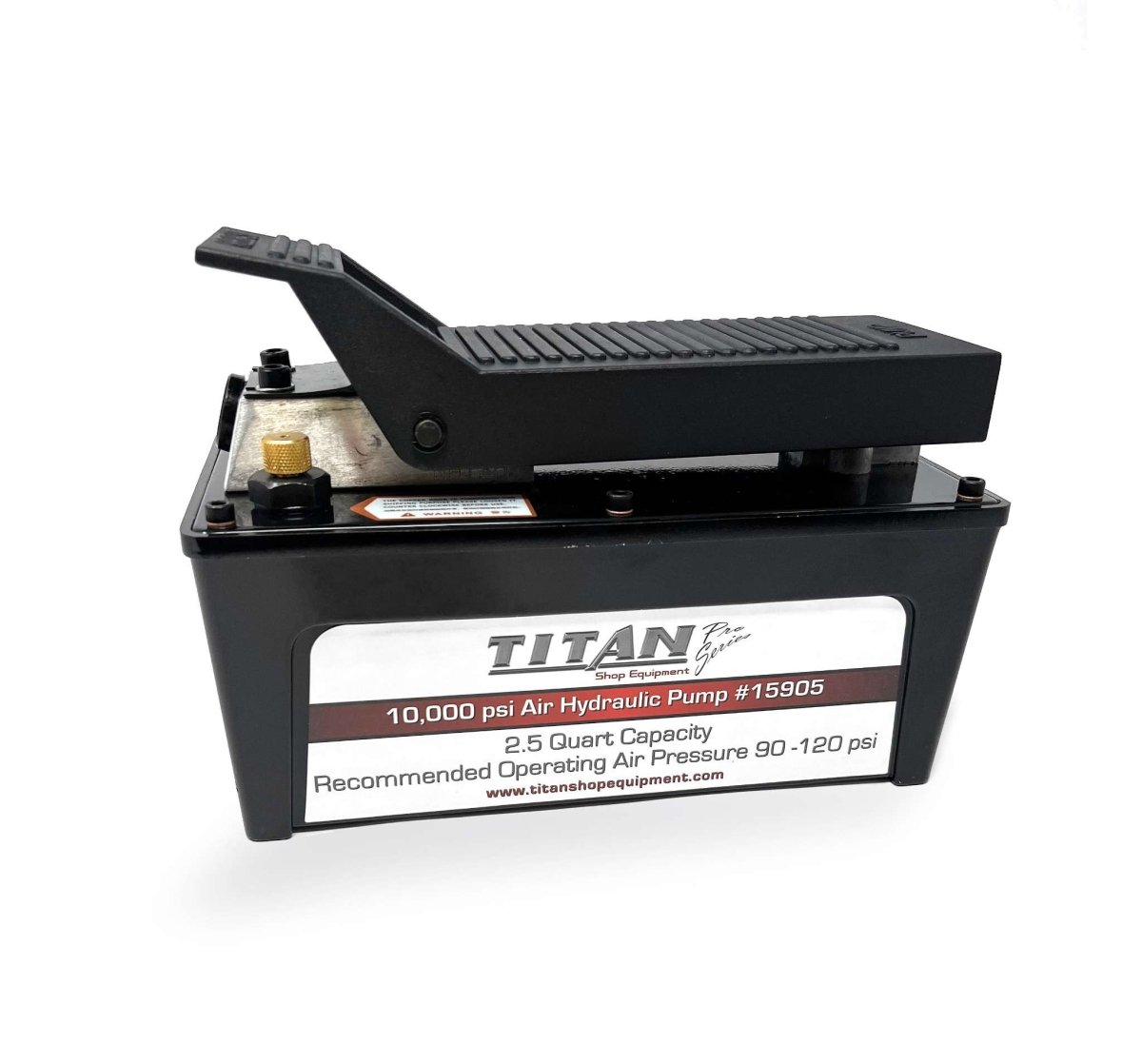 MT-RSR 15905 2.5 Quart Air Hydraulic Pump, 10,000 PSI, Lightweight Design