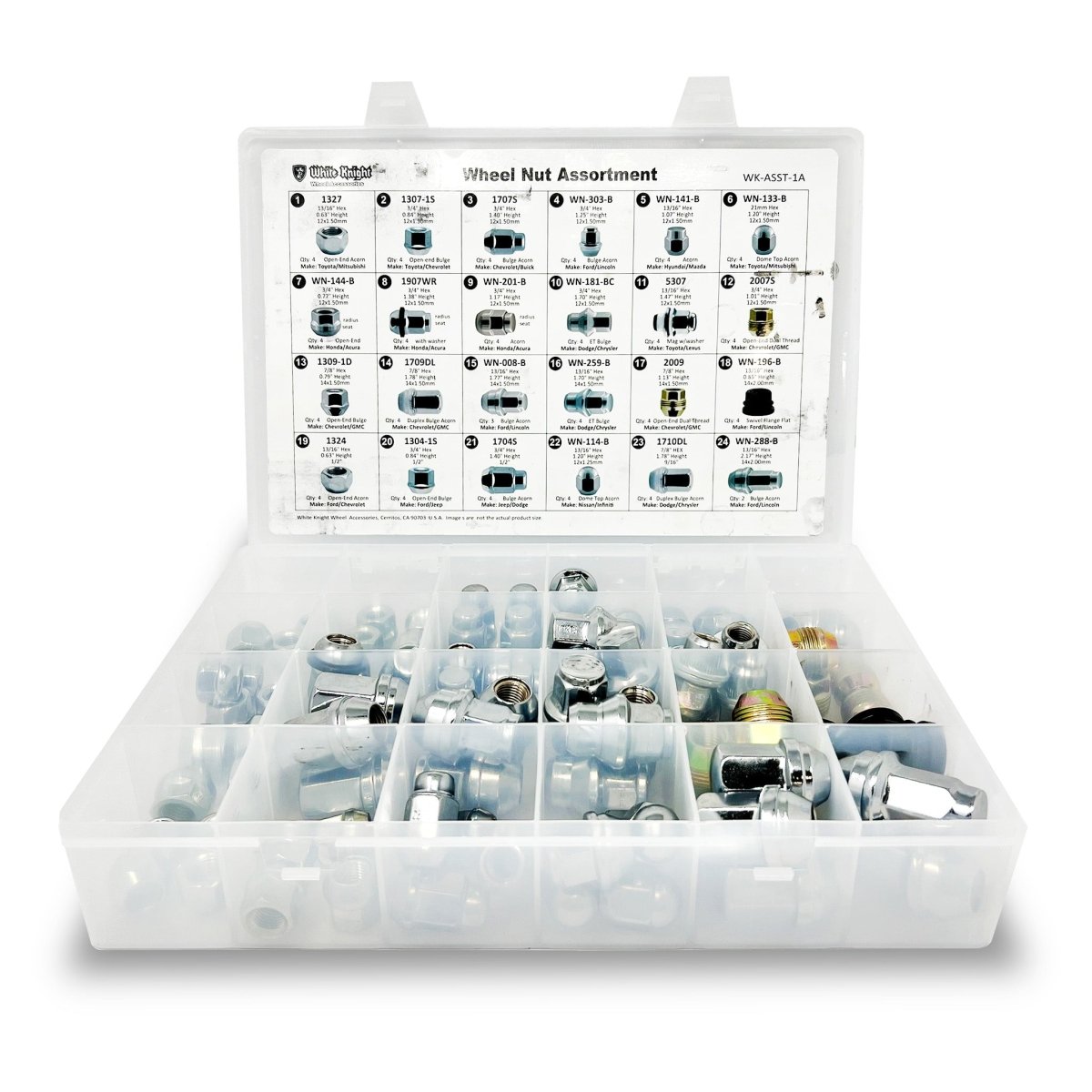 MT-RSR 16-KIT-01 Lug Nut Kit, Assortment of High-Quality Nuts