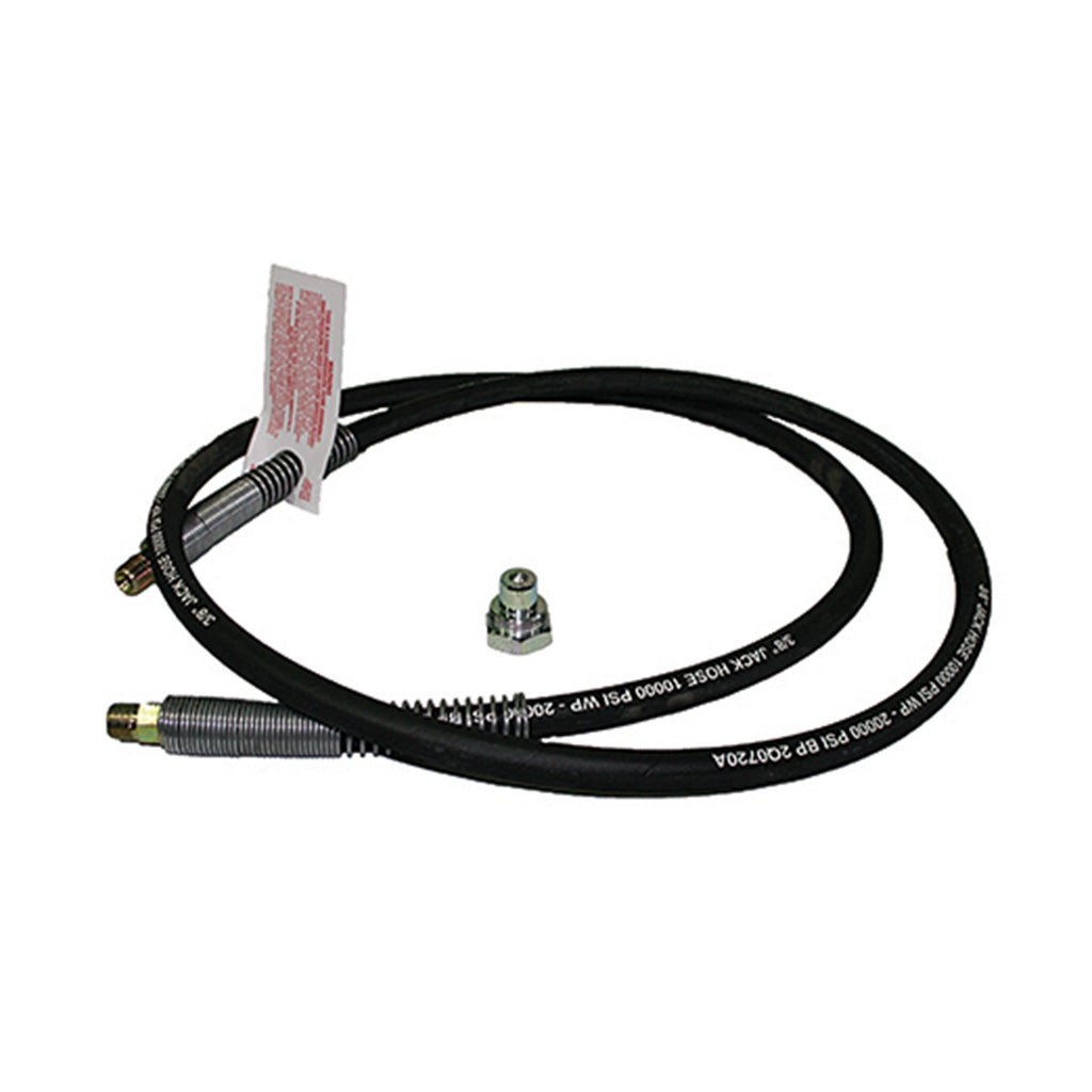 AME 16100 – Hydraulic Hose, 8' x 3/8", 3/8" NPT Male Ends