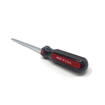 MT-RSR 181612 USA Made Screwdriver Valve Core Tool, Red/Black, 8" Long