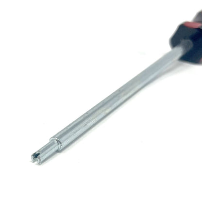 MT-RSR 181612 USA Made Screwdriver Valve Core Tool, Red/Black, 8" Long