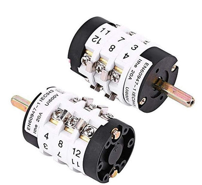 MT-RSR 184390 Tire Changer Forward/Reverse Switch, 20A, 220V/380V, 6mm Shaft