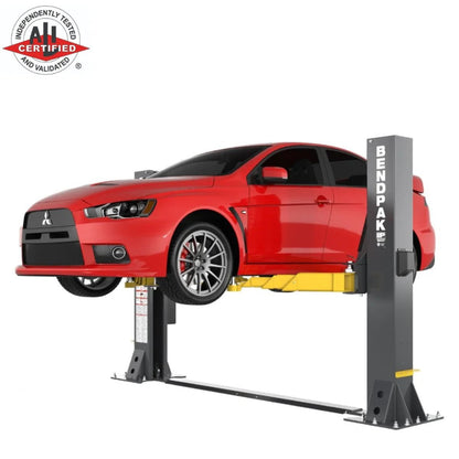 BendPak 10AP-SRT Two-Post Car Lift for Garage - 10,000 lb - Short-Rise Floorplate