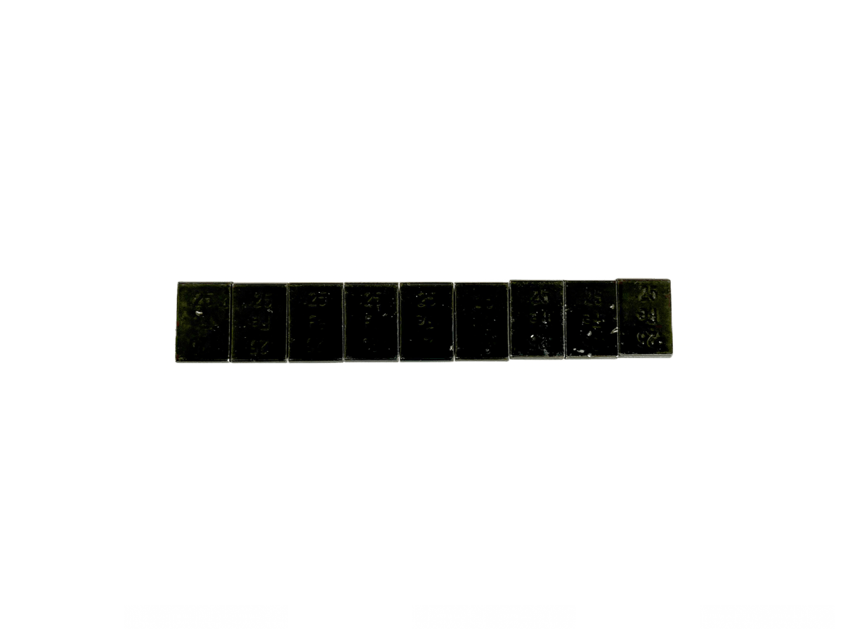 PERFECT EQUIPMENT WW-FE-5028-BLK Adhesive Wheel Weight, 1/2 oz Black, 224 pcs (Low-Profile, Stick-On)