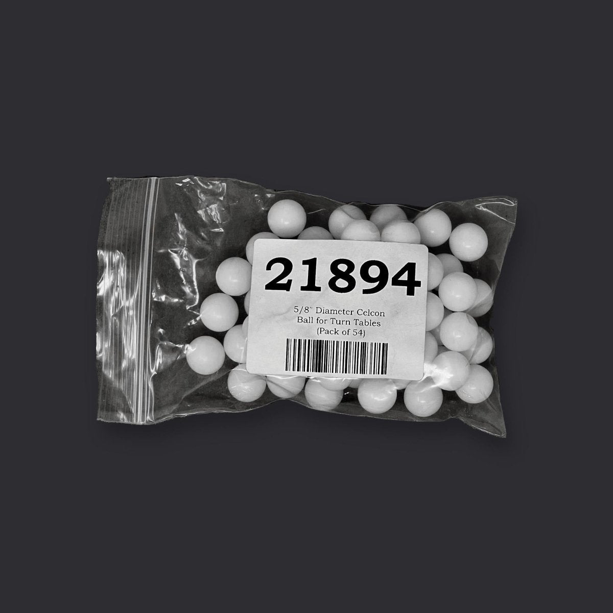 MT-RSR 21894 5/8" Diameter Celcon Ball for Turntables (Pack of 54)