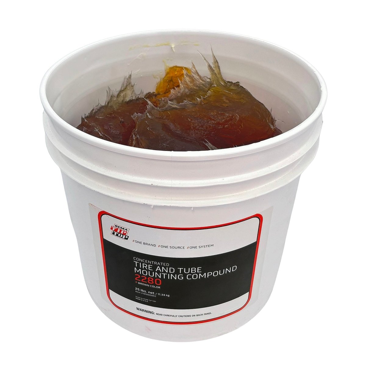 REMA REM-2280 Tire Mounting Compound, Concentrated, Brown, 25 lb