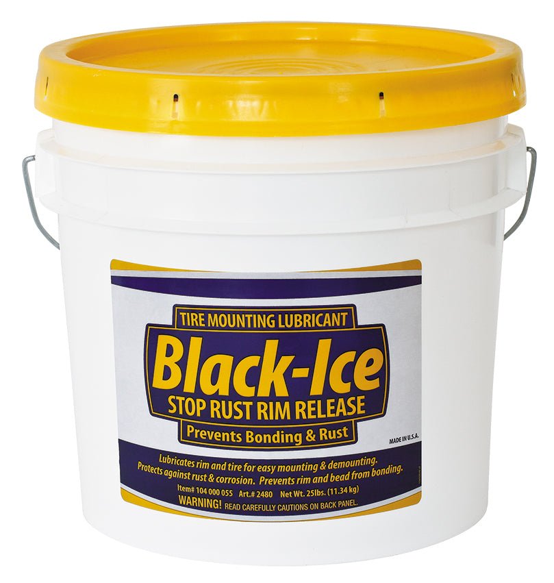 REMA REM-2480 Tire Lubricant, Black-Ice No-Rust Rim Release, 25 lb Pail