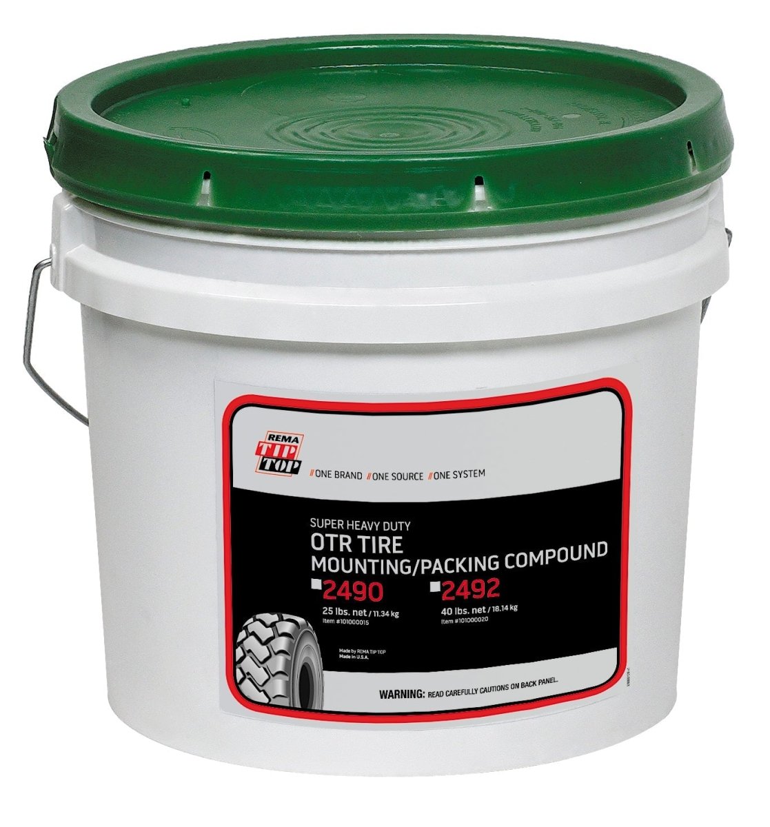 REMA 2490 OTR Tire Mounting & Bead Packing Compound – 25 lb Pail