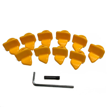 MT-RSR 25434-K Nylon Insert with Hex Key and Screw – Yellow