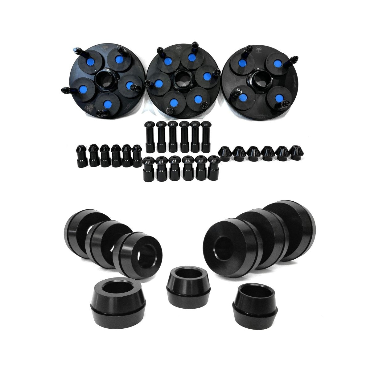 MT-RSR 3100PROS-40 SpeedPlate and Collet Set, Fits 4–8 Lug Wheels with 95.25mm – 180mm PCD