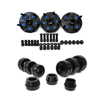 MT-RSR 3100PROS-40 SpeedPlate and Collet Set, Fits 4–8 Lug Wheels with 95.25mm – 180mm PCD
