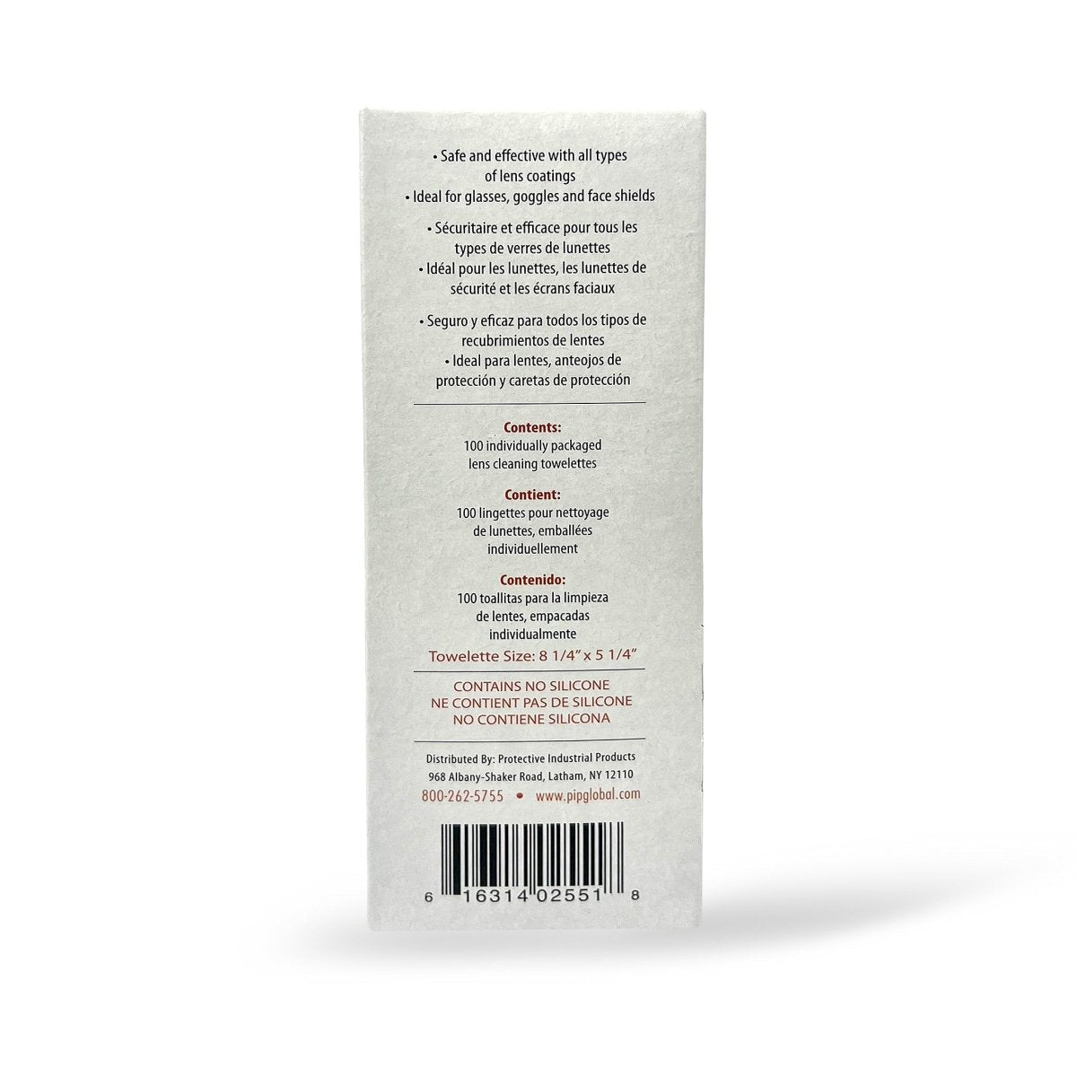 MT-RSR 38-220 Lens Cleaning Towelettes, 100pk Dispenser