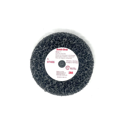 3M 07466 Scotch-Brite Roloc Clean N Strip Disc, 4 in x 1/2 in, Each
