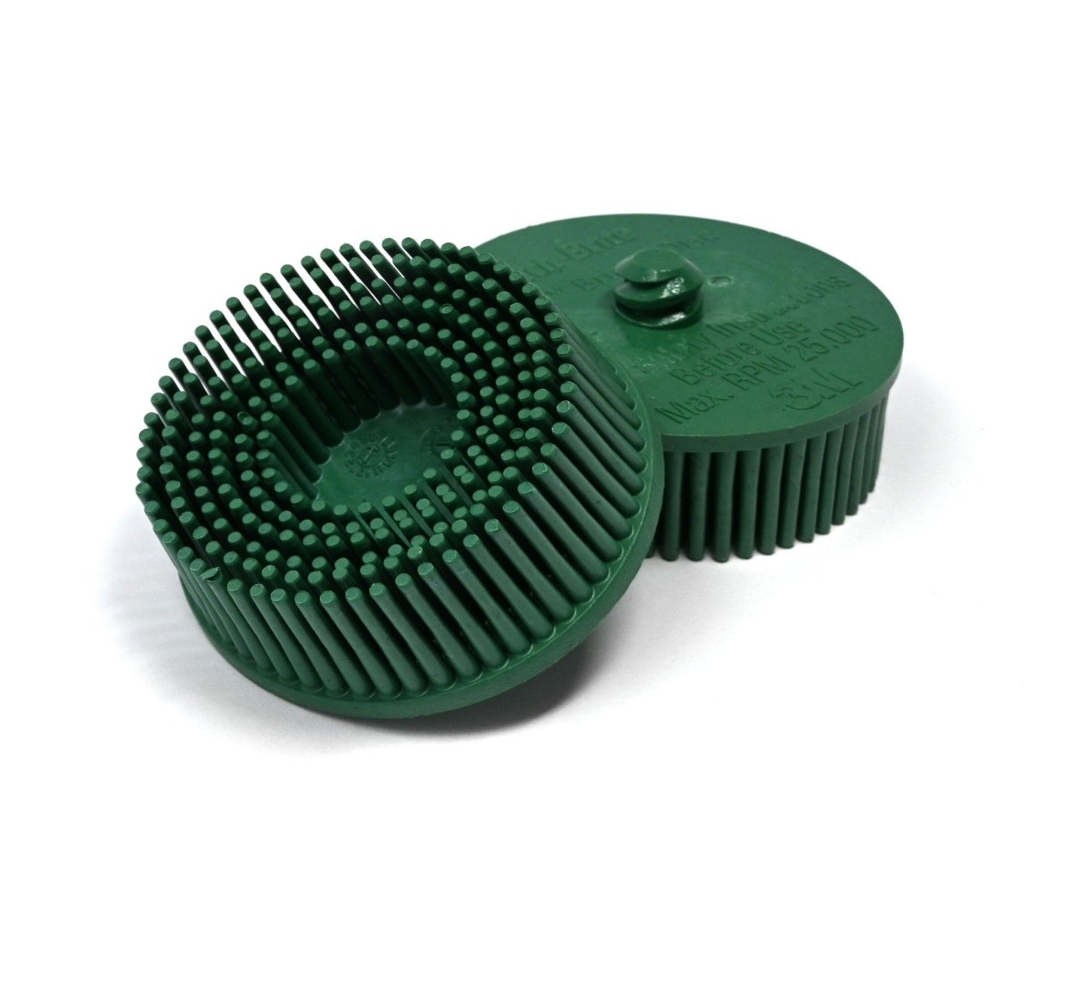 3M 3M-07524 Bristle Disc, 2" Green, 50 Grit, 10-Pack