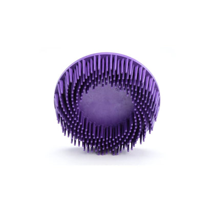 3M 3M-07537 3" Scotch-Brite Purple Body Man Bristle Disc, 36 Grit
