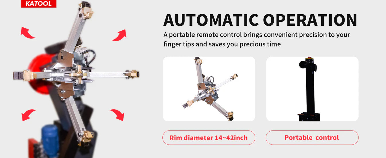 Katool KT-T260 – Truck Tire Changer (42 in, Heavy-Duty)