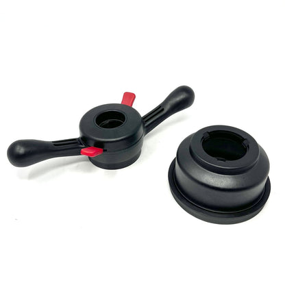 MT-RSR 4030 Quick Hub Nut Set, 40mm x 3mm with Pressure Cup & Rubber Ring