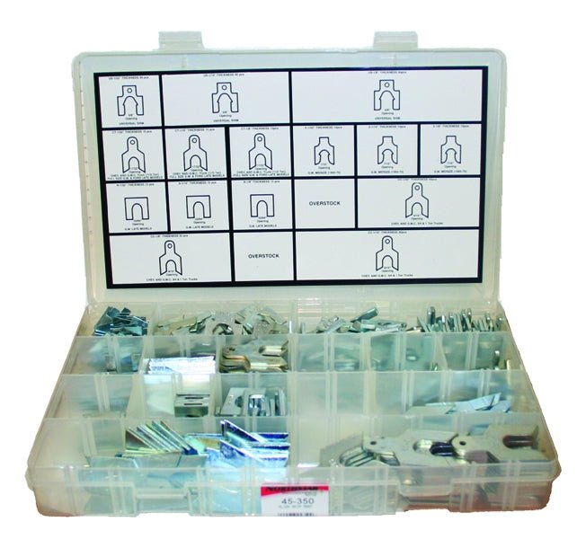 MT-RSR 90-45-351 Caster/Camber Shim Assortment Kit, 350-Piece for Passenger & Light Trucks