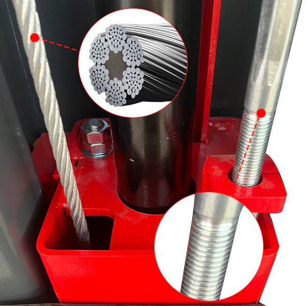 Katool AS110D – Two-Post Lift (11,000 lb, Asymmetric)