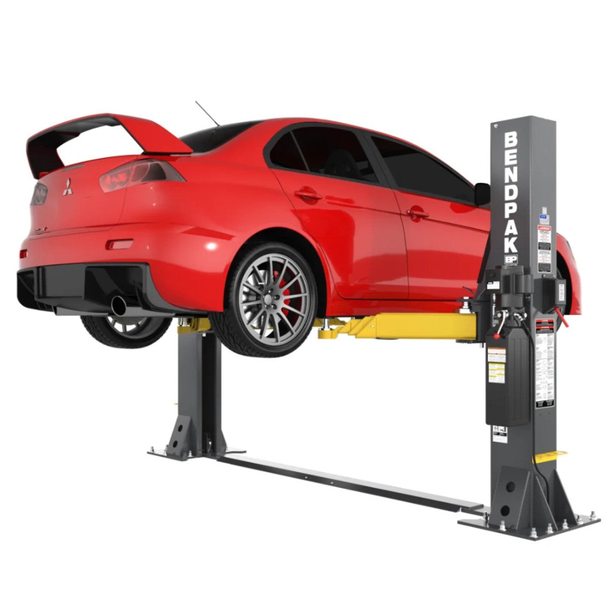 BendPak 10AP-SRT Two-Post Car Lift for Garage - 10,000 lb - Short-Rise Floorplate