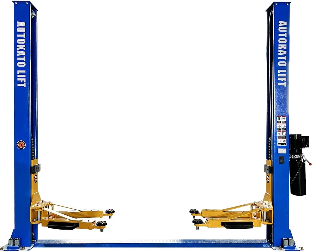 Katool KT-H115Z – Two-Post Lift (11,000 lb, Floorplate)