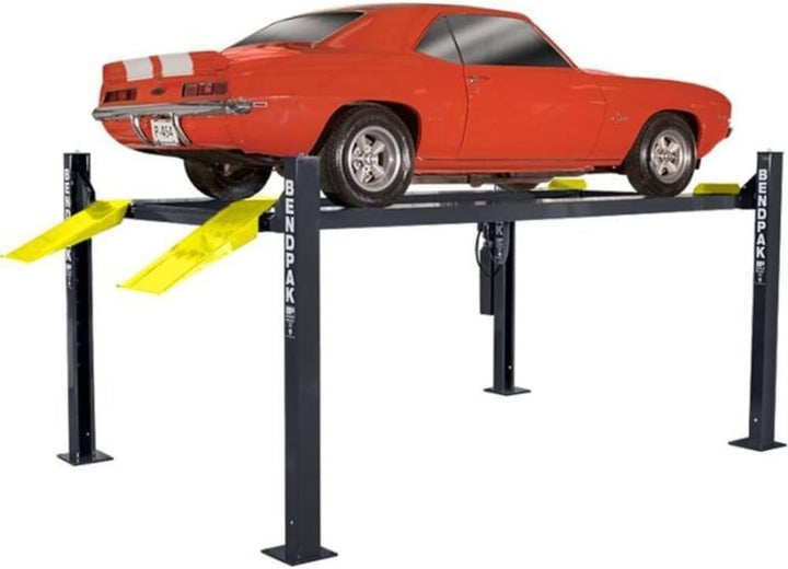 BENDPAK | Four-Post Lift | 9,000 lb Capacity, Narrow Width, High Lift | HD-9STX