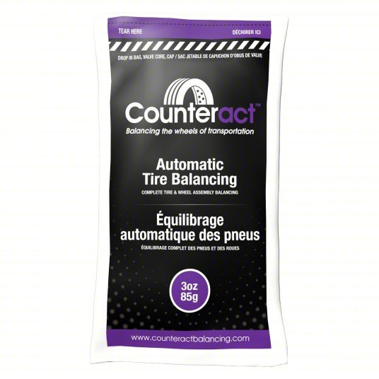 COUNTERACT WBB-03 Wheel Balancing Beads, 3 oz Bag, TPMS Compatible