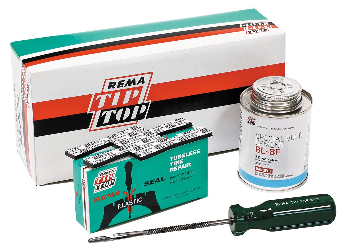 REMA REM-570 Insert Repair Kit, Includes 571 Inserts, BL-8 Vulcanizing Cement & 575 Insertion Tool